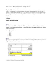 Strategic Finance Assignment no 1-Q2-5,b Q2-34 (T.V.O.M)   (Solution).docx