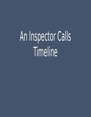 Inspector Calls Timeline.pptx