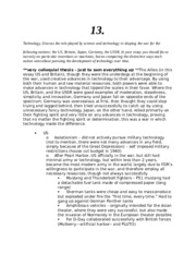 HIST-172 Final Exam Main Essay #13-Technology