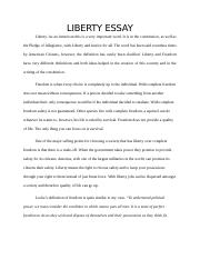 essay on liberty and equality