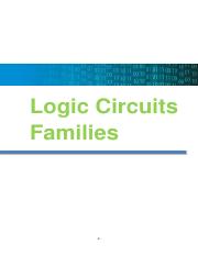Logic Circuit families