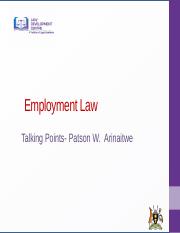 LDC PPT- Employment Law- Talking Points 19072021.pptx