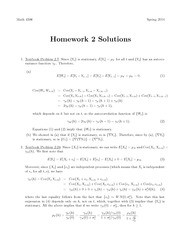 Homework 2 Solution
