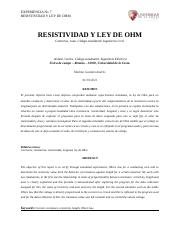 Experiencia N7 Resistividad y ley de Ohm.docx