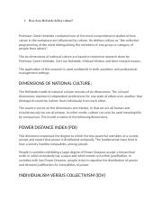 How does Hofstede define culture.docx
