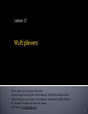 L17 - Multiplexers.ppt