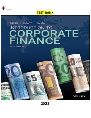 Introduction to Corporate Finance, 5th Canadian by Laurence Booth, W. Sean Cleary & Ian Rakita  - La