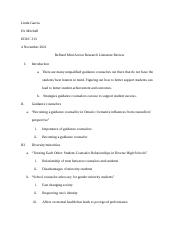 EDUC 313 Refined Mini Action Research Literature Review .docx