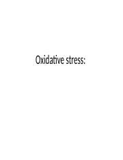 Oxidative stress.ppt