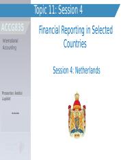 Topic 11 Session 4 - Netherlands.ppt