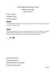 Electrical Engineering Technology Lab Report 2-210.docx