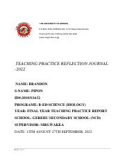 TEACHING PRACTICE REFLECTION JOURNAL 2022.pdf