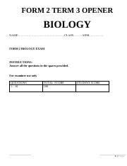 essay biology form 2
