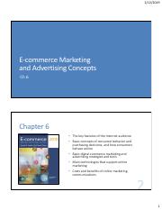 E-commerce Marketing and Advertising Concepts, Ch 6 .pdf
