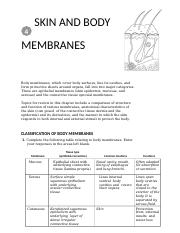 Skin and Body Membranes.docx