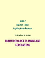 Module 2 _ HRP and Forecasting, Job Analysis and Design (1) (1).ppt