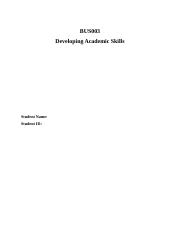 BUS003 Developing Academic Skills 32.docx