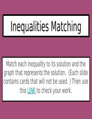 Ashwath Balaji - 818 Inequalities Matching - 9905844.18 Inequalities Matching.pptx