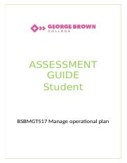 BSBMGT517 Assessment Guide v1 Student Guide.docx