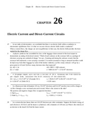Chapter 26 Homework Solution on University Physics II