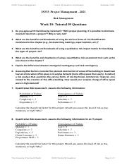 Tutorial 09 with Questions_2021.pdf
