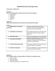 SIRXHRM003 Lead and manage people Assessment 1.docx
