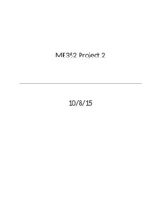 ME352 Project 2