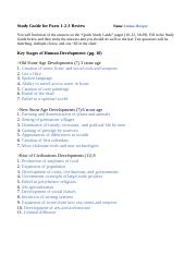 Study Guide for Parts 1-2-3 Test .docx