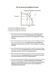 Basic Opportunity Cost Problem Assignment