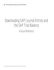 QRC - Downloading SAP Journals and Trial Balance 18Jan2017.pdf