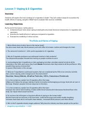 esson 7 - Vaping and E-Cigarettes - Worksheet.pdf