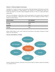 McKinsey 7s Model and Digital Transformation.docx