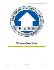 REAA - CPPREP4121 - Written Questions v1.2 Ashleigh Sillar.pdf