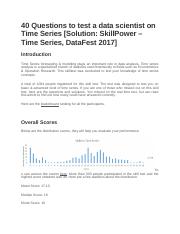 40 Questions to test a data scientist on Time Series.docx