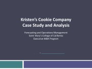  Answer to Kristen-s-Cookie-Company-Case-Analysis
