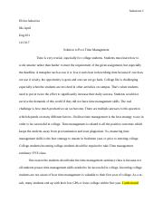 Final Time management essay (Autosaved).docx