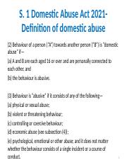 Family Law Week 4, Lecture 3, The nature of domestic abuse.pptx