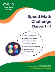 August Melio Speed Math PrepBook - Classes 3 and 4.pdf