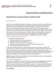 Week 001-Module Basic Concept of Disaster and Disaster Risk 1-merged.pdf