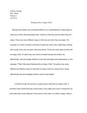 Dealing With An Angry Child Essay.pdf