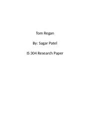 Tom Regan Final