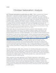 Christian Nationalism_ Analysis.docx