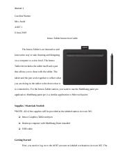 Intuos Tablet Station.docx