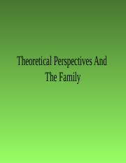 11-2_Theoretical_Perspectives_And_Family.ppt