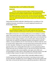 Chapter 2 - comparing online and traditional education (1).docx