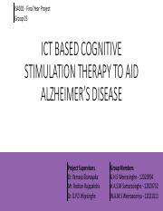 ICT BASED COGNITIVE STIMULATION THERAPY TO AID ALZHEIMER’S DISEASE.pdf