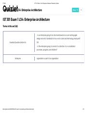 IST 301 Exam 1 LO4_ Enterprise Architecture Flashcards _ Quizlet.pdf