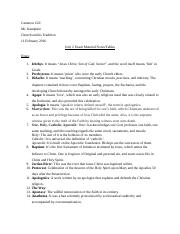 Unit 2 Exam Material Notes 2.11.16