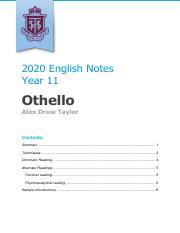 [BoS] Year 11 English Othello Notes (1).pdf