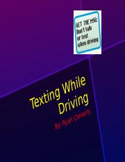 Texting While Driving.pptx